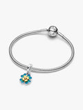 Charm Colgante con Diamante Creado en Laboratorio Trébol de Cuatro Hojas