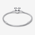 Pulsera Cadena de Serpiente con Cierre Mickey Mouse de Disney