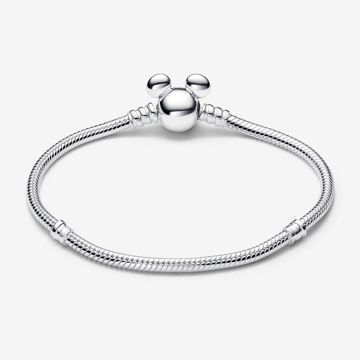 Pulsera Cadena de Serpiente con Cierre Mickey Mouse de Disney